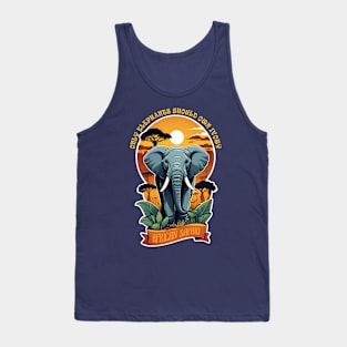 Only Elephants should own Ivory Tank Top